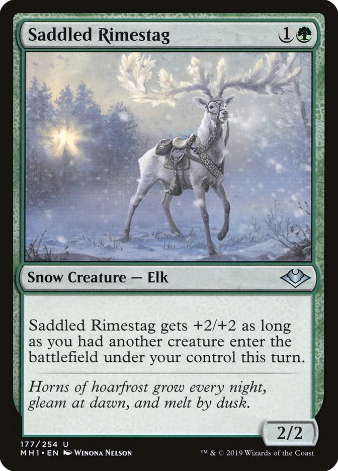 Saddled Rimestag 「MH1/177」「EN」