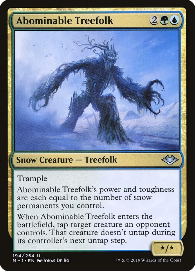 Abominable Treefolk 「MH1/194」「EN」