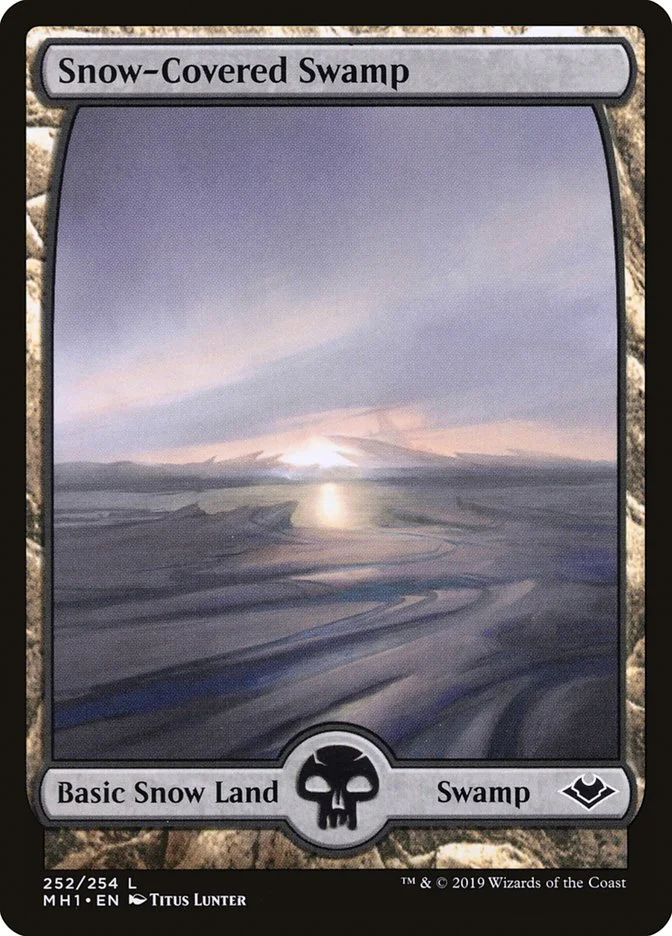 Snow-Covered Swamp 「MH1/252」「EN」