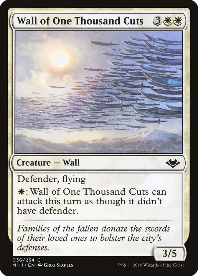 Wall of One Thousand Cuts 「MH1/36」「EN」