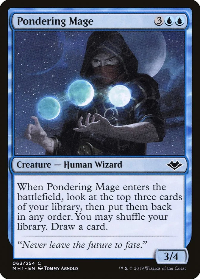 Pondering Mage 「MH1/63」「EN」