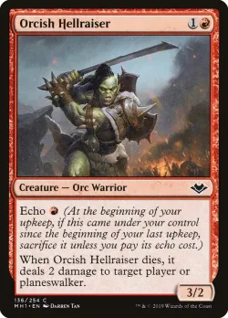 Orcish Hellraiser #136 · Magic: The Gathering