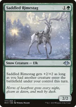 Saddled Rimestag #177 · Magic: The Gathering