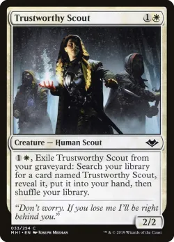 Trustworthy Scout #33 · Magic: The Gathering