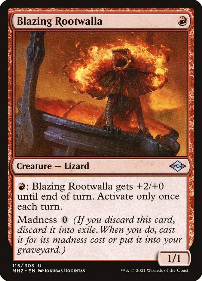 Blazing Rootwalla 「MH2/115」「EN」