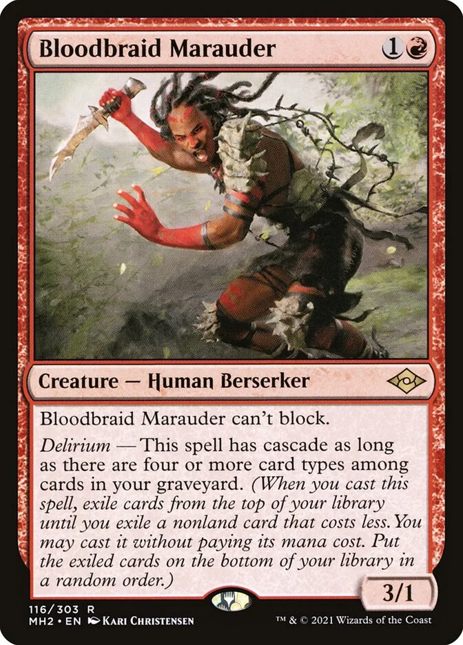 Bloodbraid Marauder 「MH2/116」「EN」
