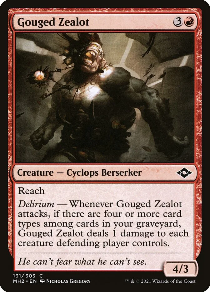Gouged Zealot 「MH2/131」「EN」