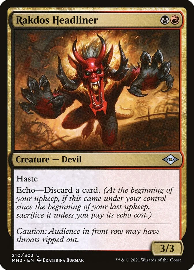 Rakdos Headliner 「MH2/210」「EN」