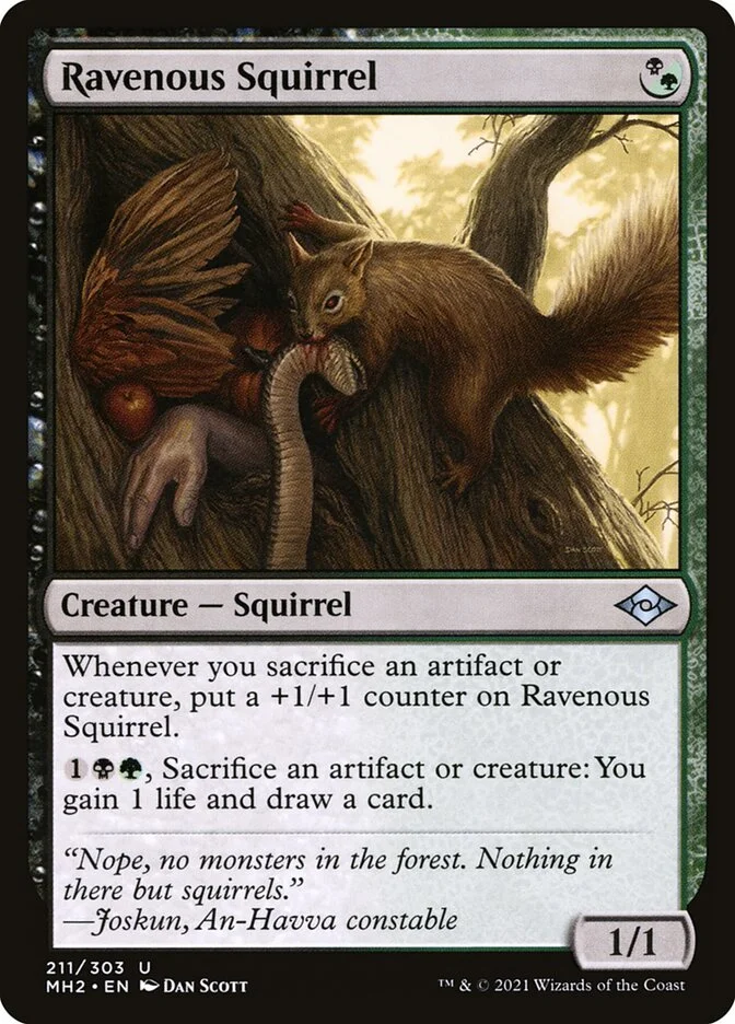 Ravenous Squirrel 「MH2/211」「EN」