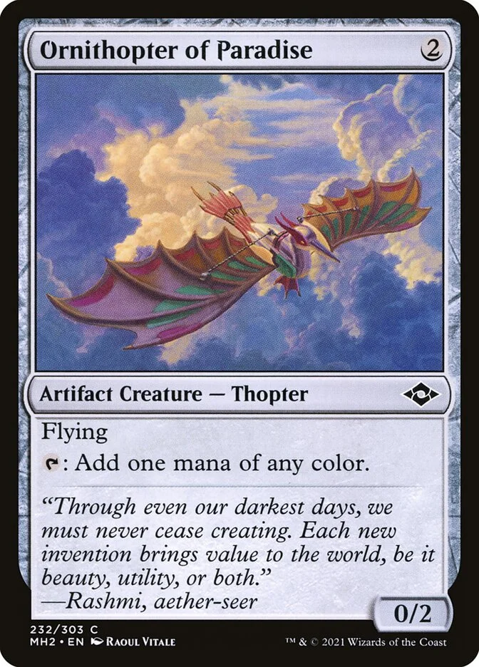 Ornithopter of Paradise 「MH2/232」「EN」
