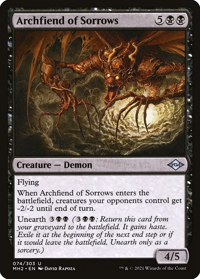 Archfiend of Sorrows 「MH2/74」「EN」