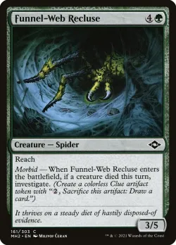 Funnel-Web Recluse #161 · Magic: The Gathering