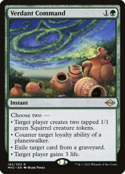 Verdant Command #182 · Magic: The Gathering