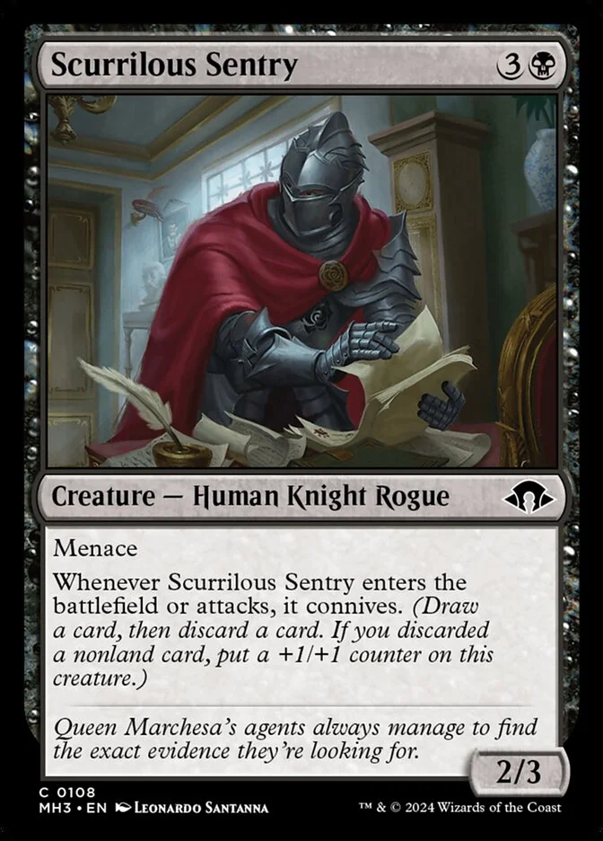 Scurrilous Sentry 「MH3/108」「EN」