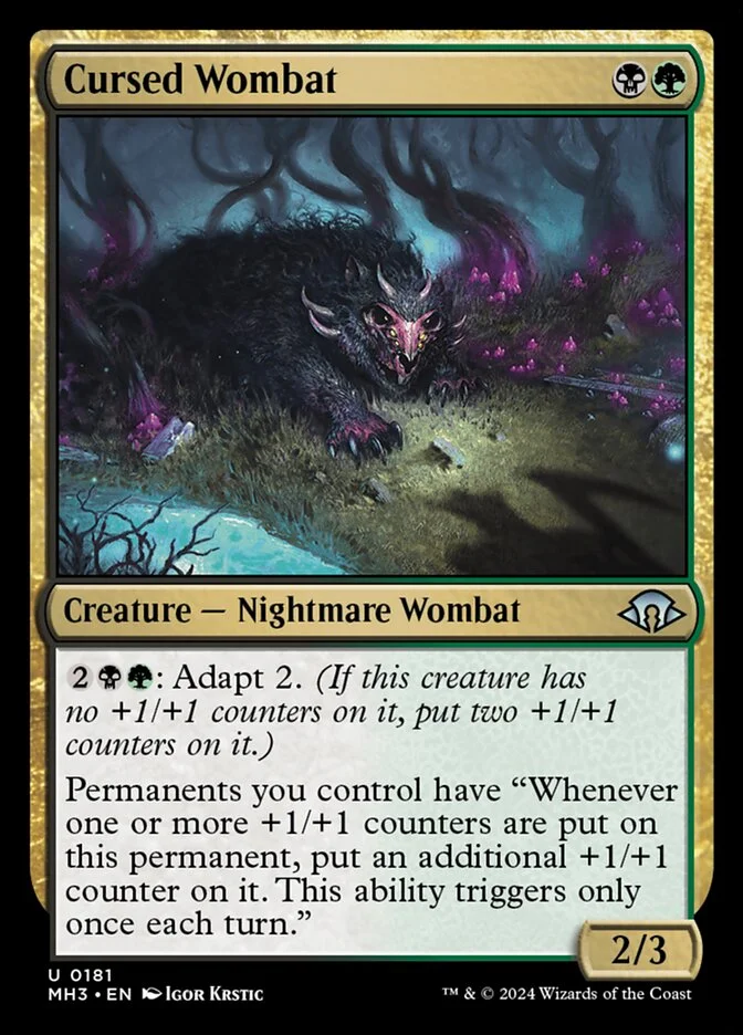Cursed Wombat 「MH3/181」「EN」