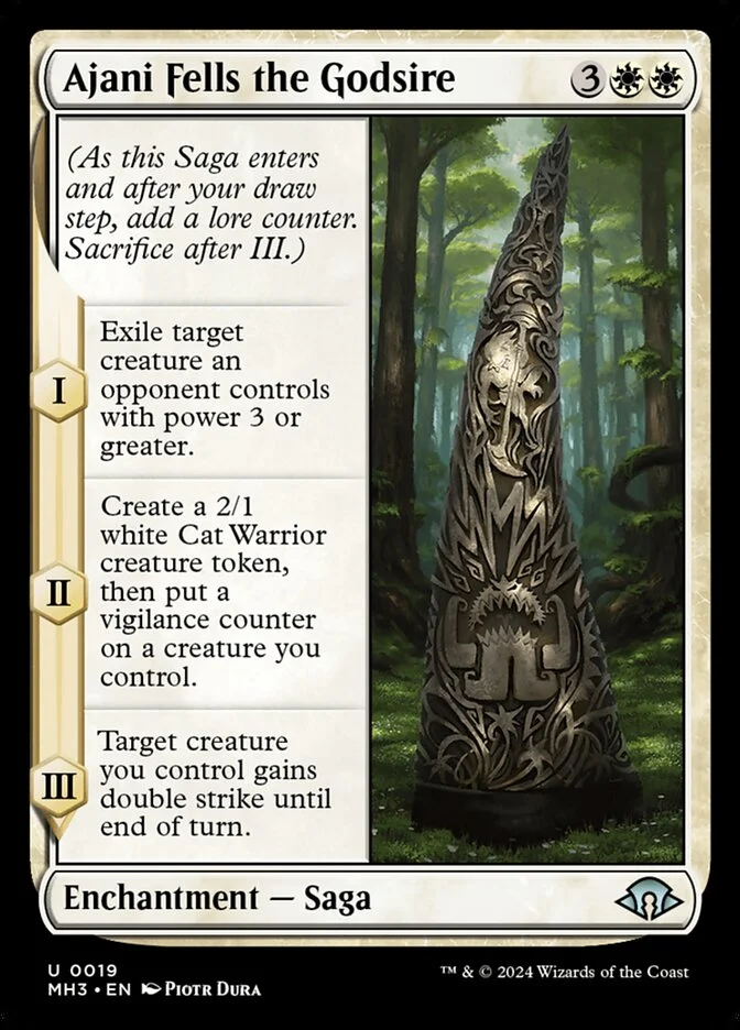 Ajani Fells the Godsire 「MH3/19」「EN」
