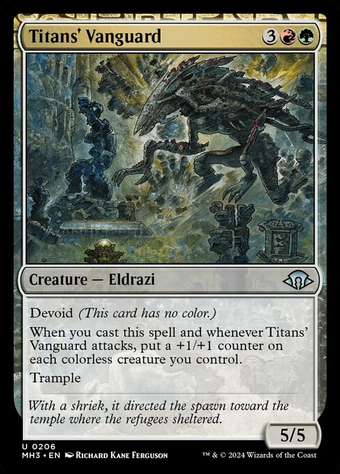 Titans' Vanguard 「MH3/206」「EN」