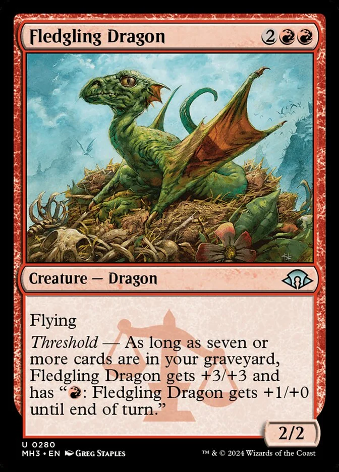 Fledgling Dragon 「MH3/280」「EN」