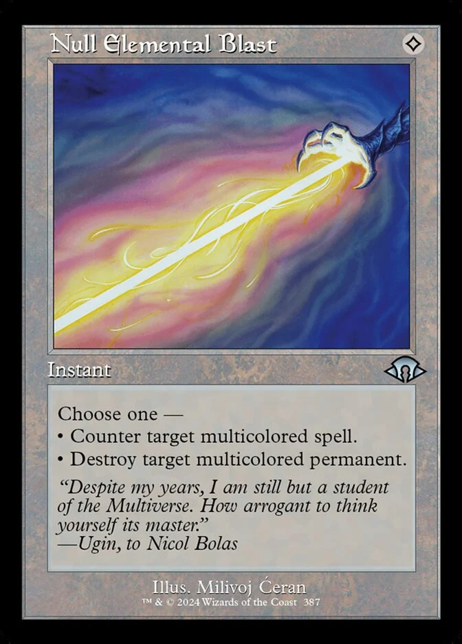 Null Elemental Blast 「MH3/387」「EN」