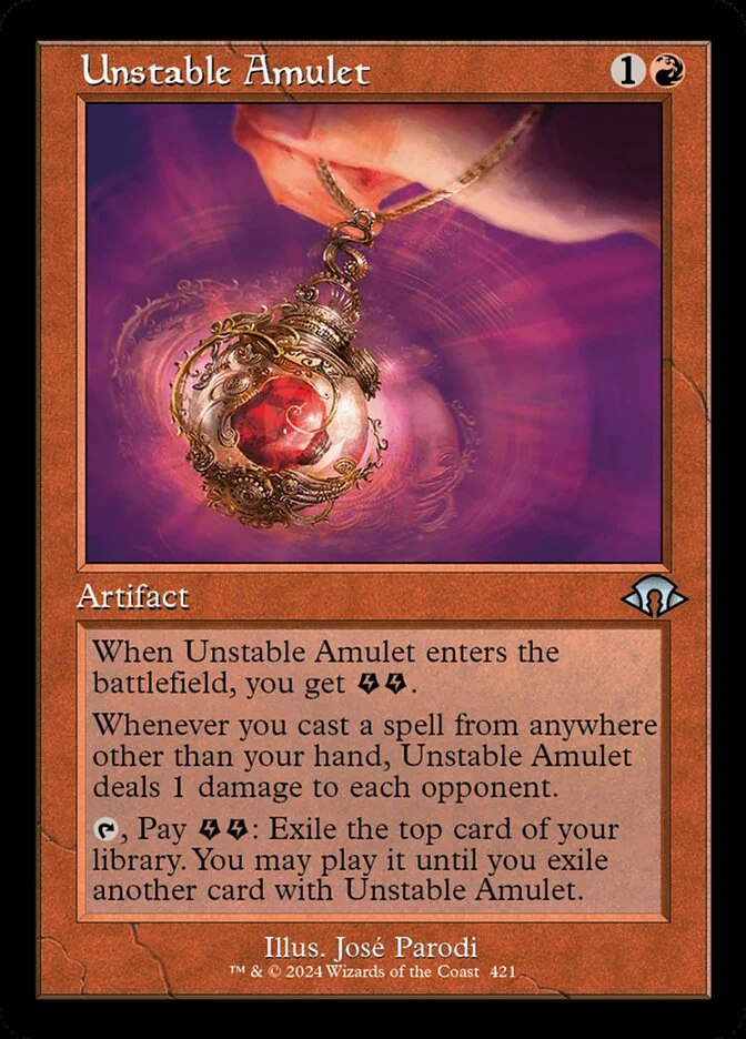 Unstable Amulet 「MH3/421」「EN」