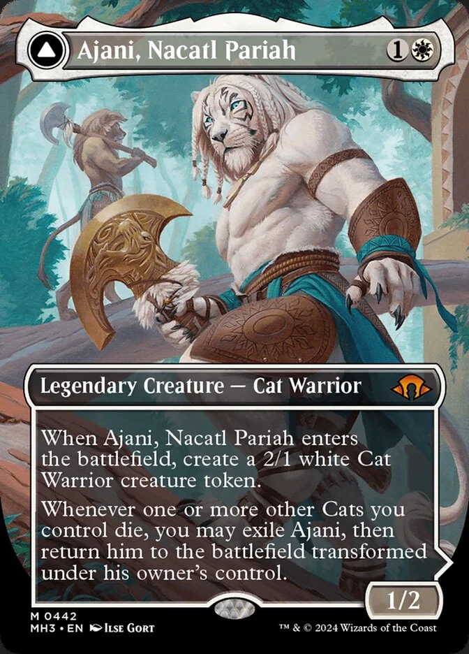 Ajani, Nacatl Pariah // Ajani, Nacatl Avenger 「MH3/442」「EN」