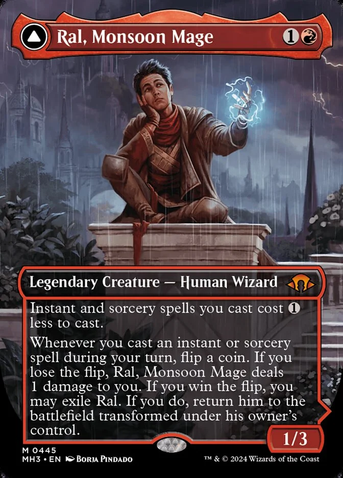Ral, Monsoon Mage // Ral, Leyline Prodigy 「MH3/445」「EN」