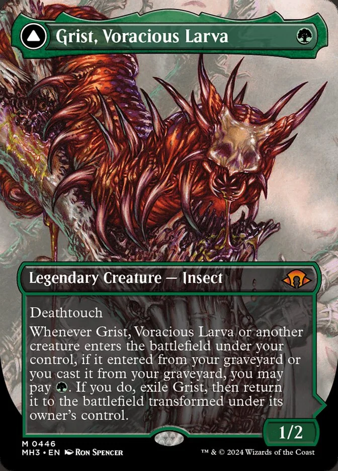 Grist, Voracious Larva // Grist, the Plague Swarm 「MH3/446」「EN」