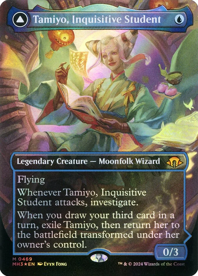 Tamiyo, Inquisitive Student // Tamiyo, Seasoned Scholar 「MH3/469」「EN」
