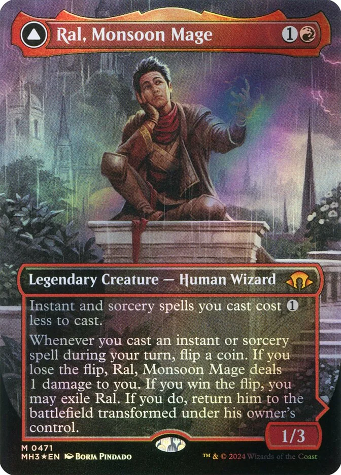 Ral, Monsoon Mage // Ral, Leyline Prodigy 「MH3/471」「EN」