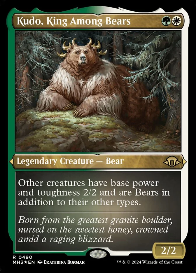 Kudo, King Among Bears 「MH3/490」「EN」