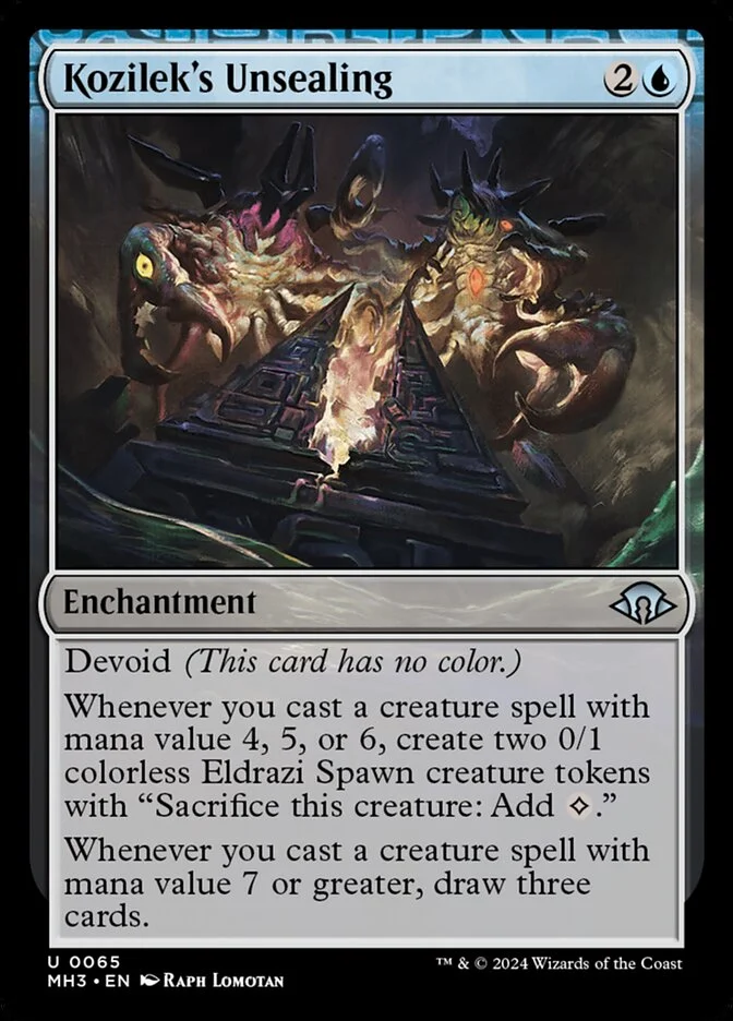 Kozilek's Unsealing 「MH3/65」「EN」