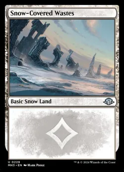 Snow-Covered Wastes #229 · Magic: The Gathering