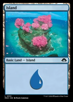Island #313 · Magic: The Gathering