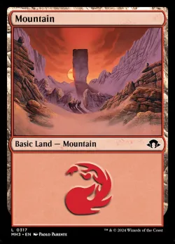 Mountain #317 · Magic: The Gathering