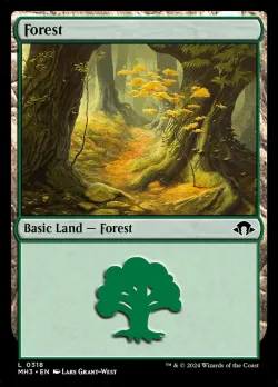 Forest #318 · Magic: The Gathering
