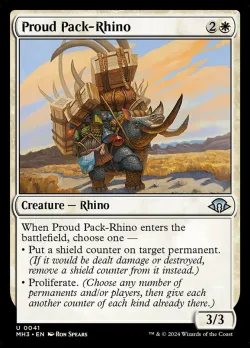 Proud Pack-Rhino #41 · Magic: The Gathering