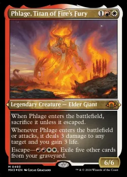 Phlage, Titan of Fire's Fury 「MH3/493」「EN」