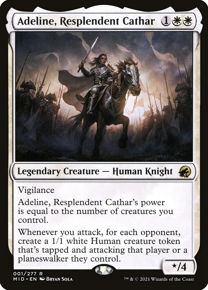 Adeline, Resplendent Cathar 「MID/1」「EN」