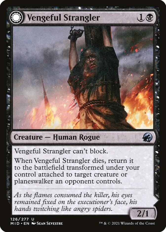 Vengeful Strangler // Strangling Grasp 「MID/126」「EN」
