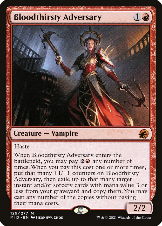 Bloodthirsty Adversary 「MID/129」「EN」