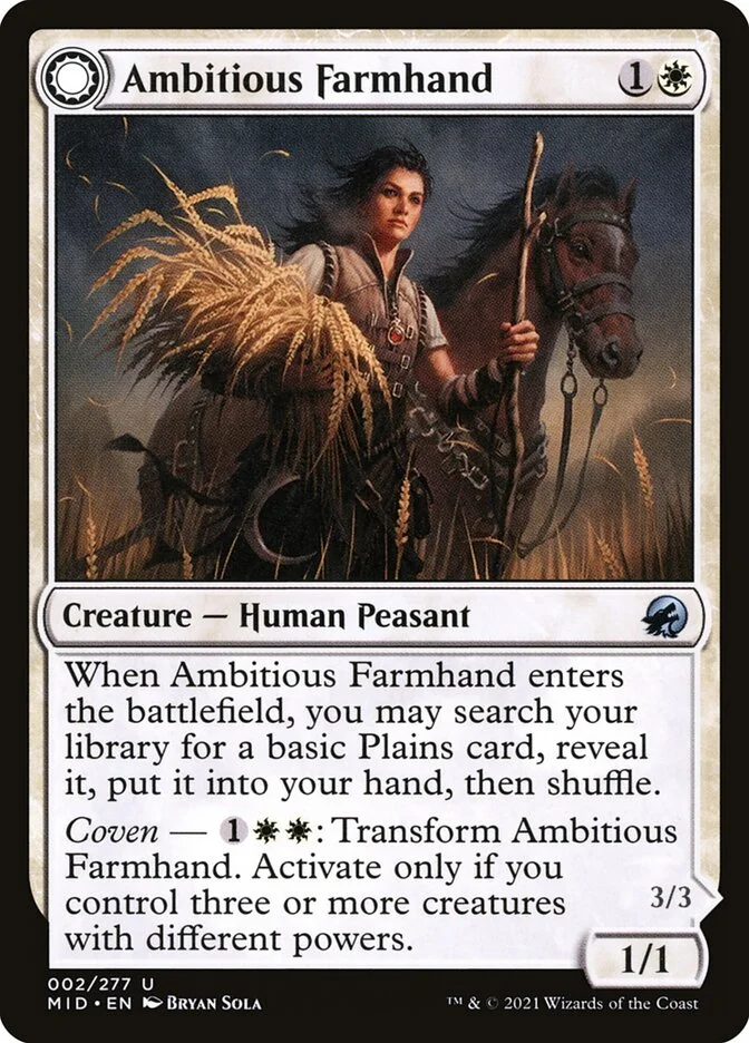 Ambitious Farmhand // Seasoned Cathar 「MID/2」「EN」