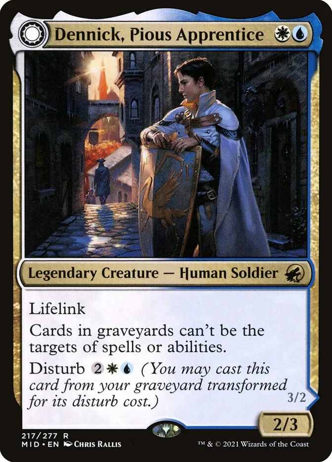 Dennick, Pious Apprentice // Dennick, Pious Apparition 「MID/217」「EN」