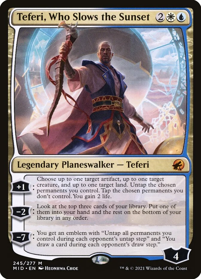Teferi, Who Slows the Sunset 「MID/245」「EN」