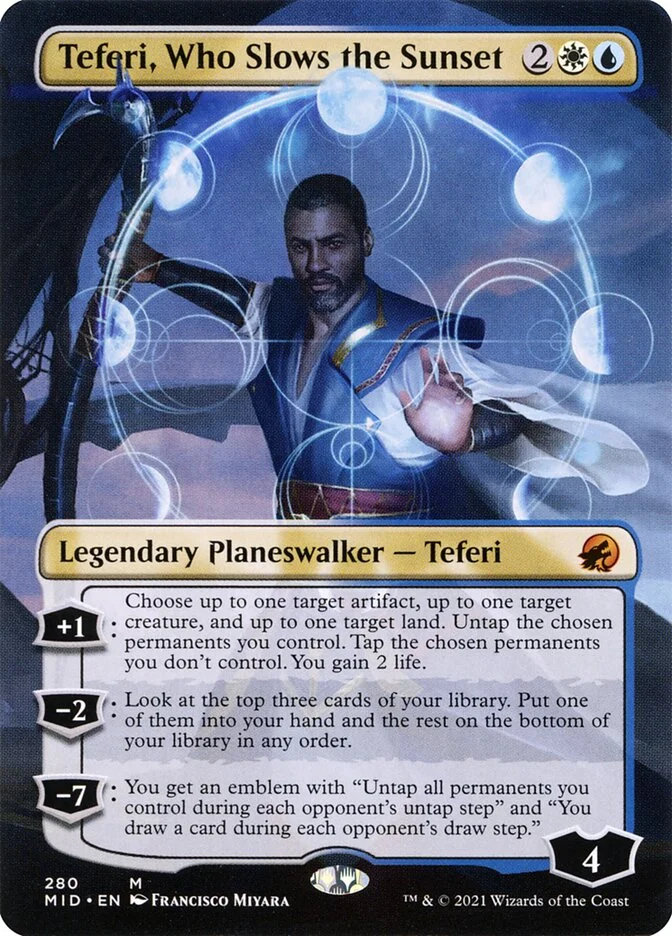 Teferi, Who Slows the Sunset 「MID/280」「EN」