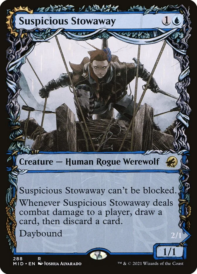 Suspicious Stowaway // Seafaring Werewolf 「MID/288」「EN」