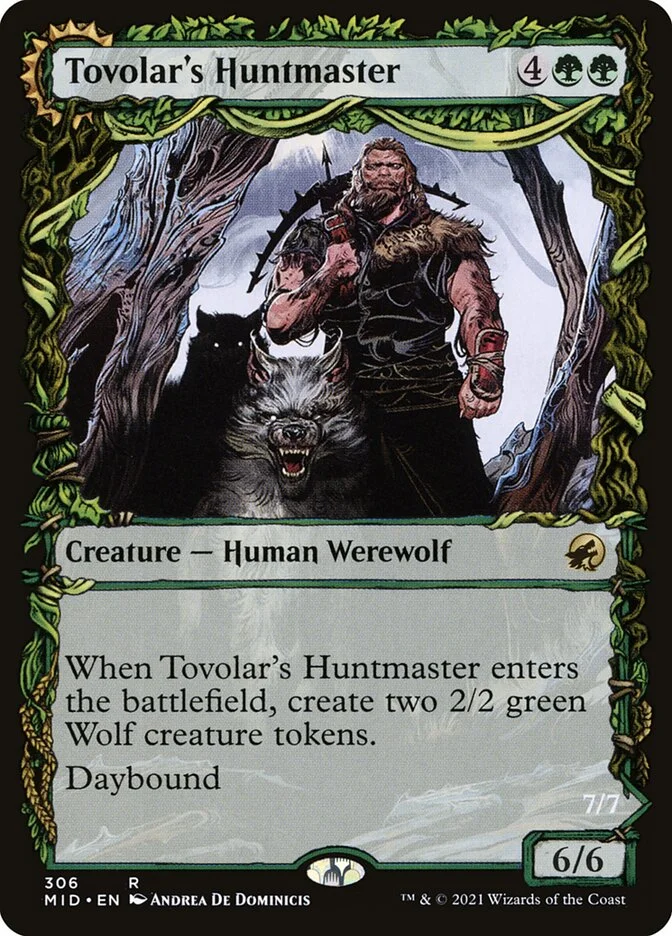 Tovolar's Huntmaster // Tovolar's Packleader 「MID/306」「EN」