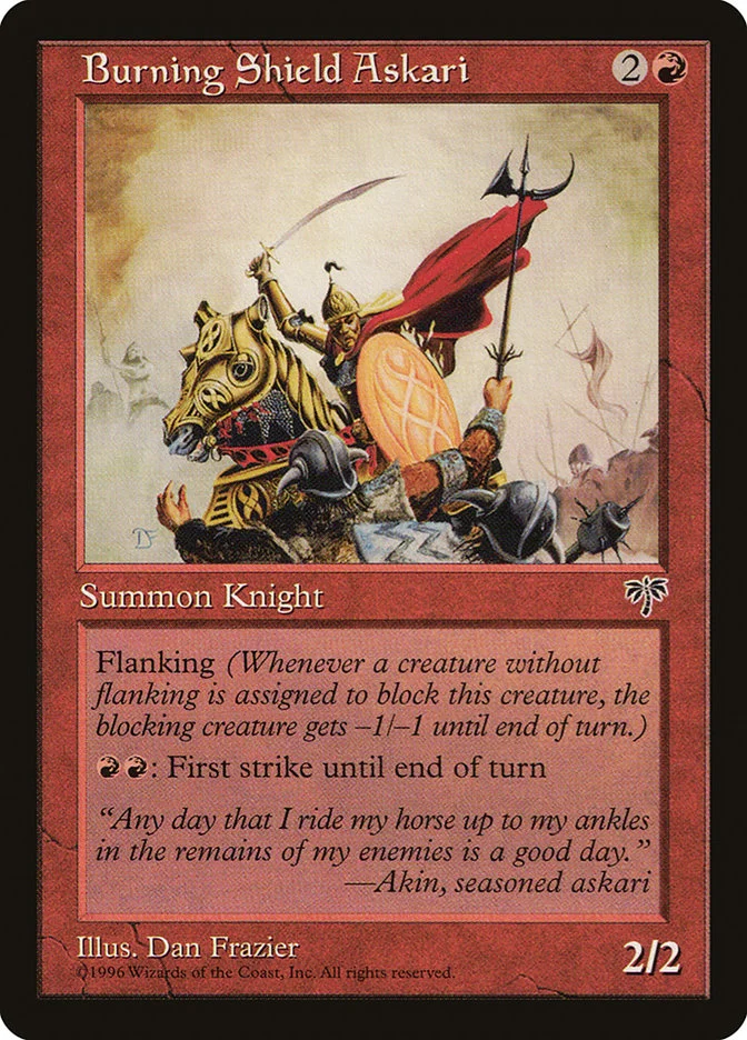 Burning Shield Askari 「MIR/162」「EN」