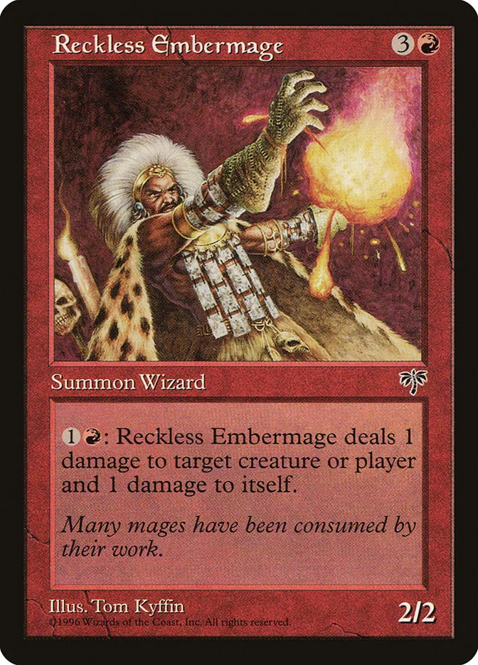 Reckless Embermage 「MIR/189」「EN」