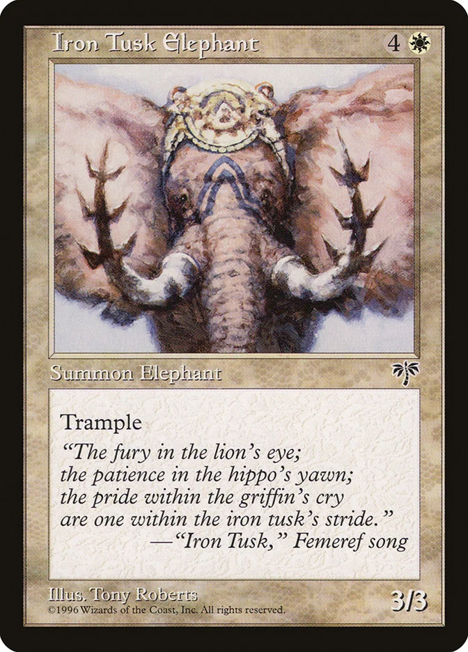 Iron Tusk Elephant 「MIR/22」「EN」