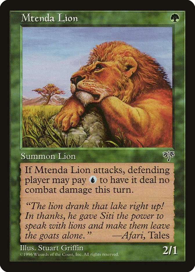 Mtenda Lion 「MIR/230」「EN」